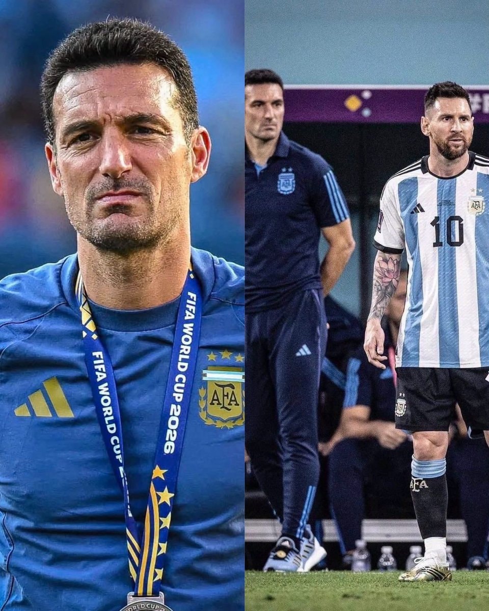 Lionel Scaloni Lionel Messi Argentina