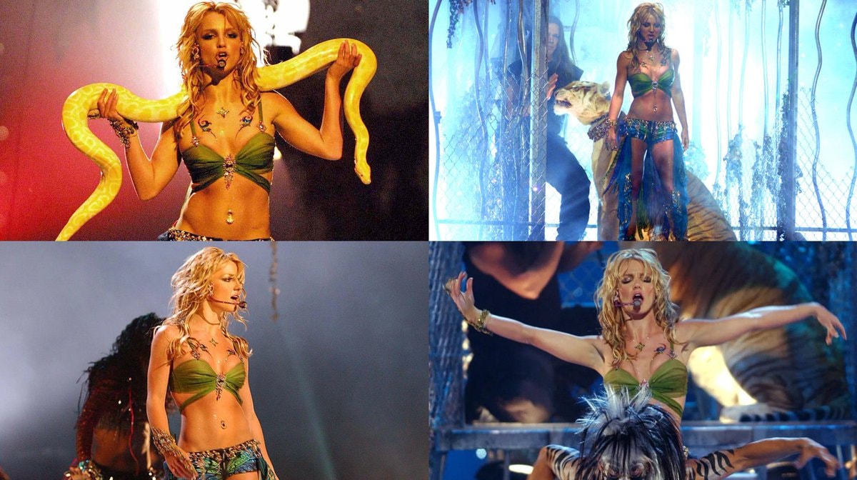 Britney Spears Slave 4 u VMAs performance