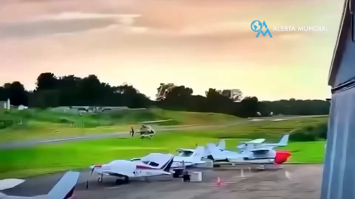 Carlisle Airport plane helicopter crash