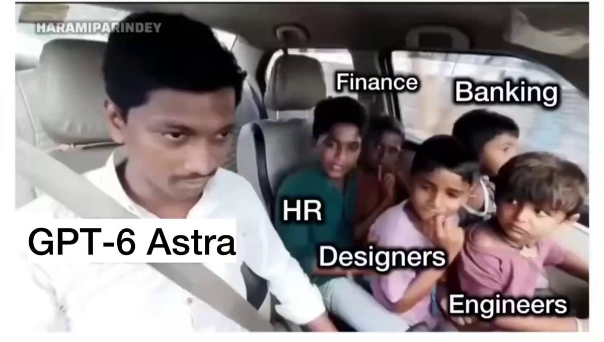 GPT-6 Astra job market meme
