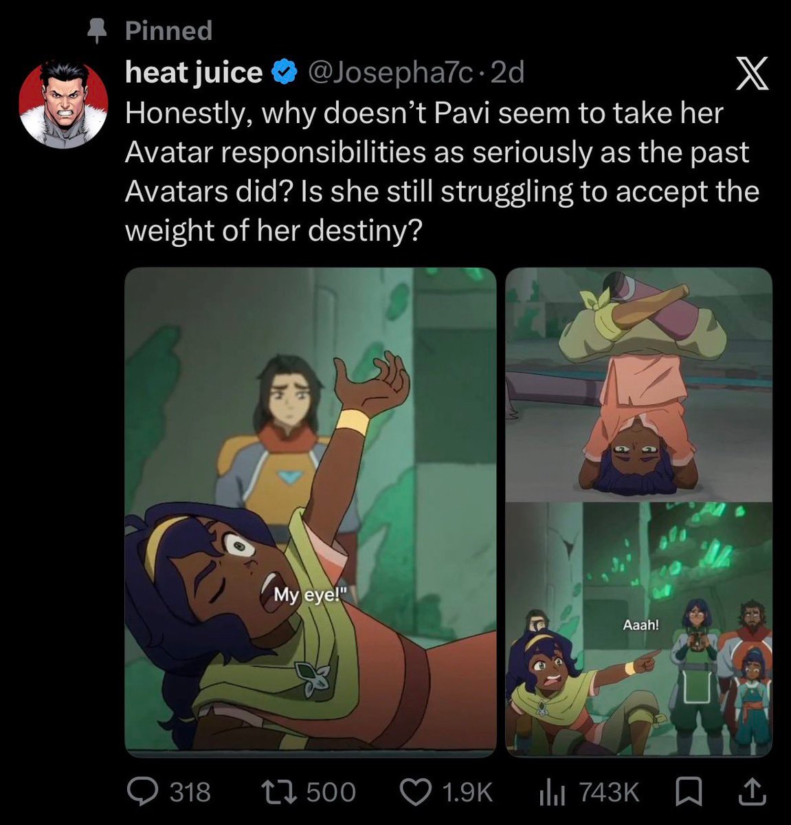 in-universe character joke