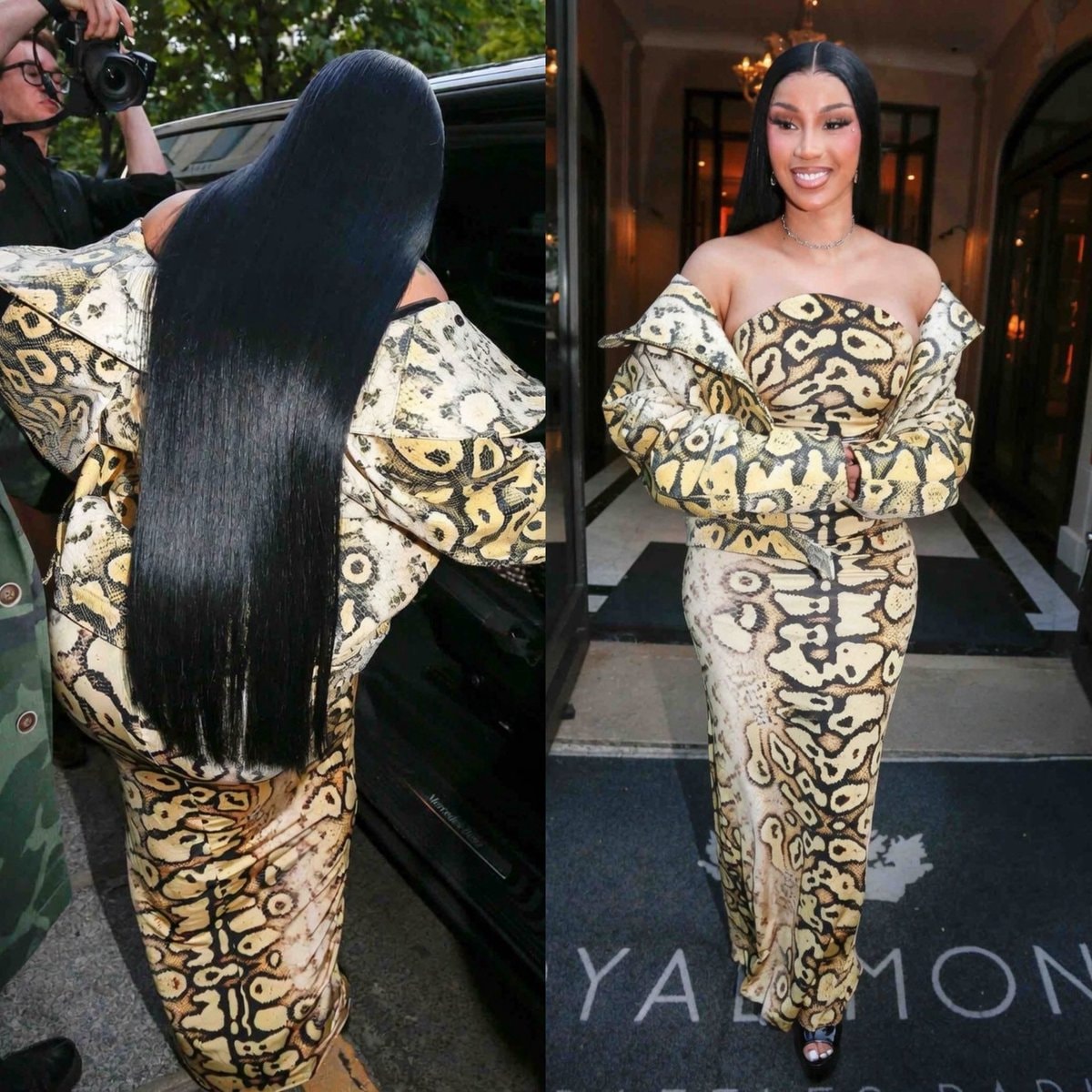 Cardi B David Koma Paris
