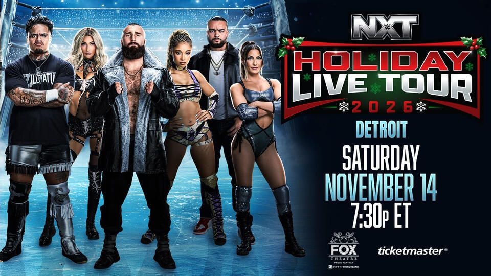NXT Holiday Live Tour 2026 dates