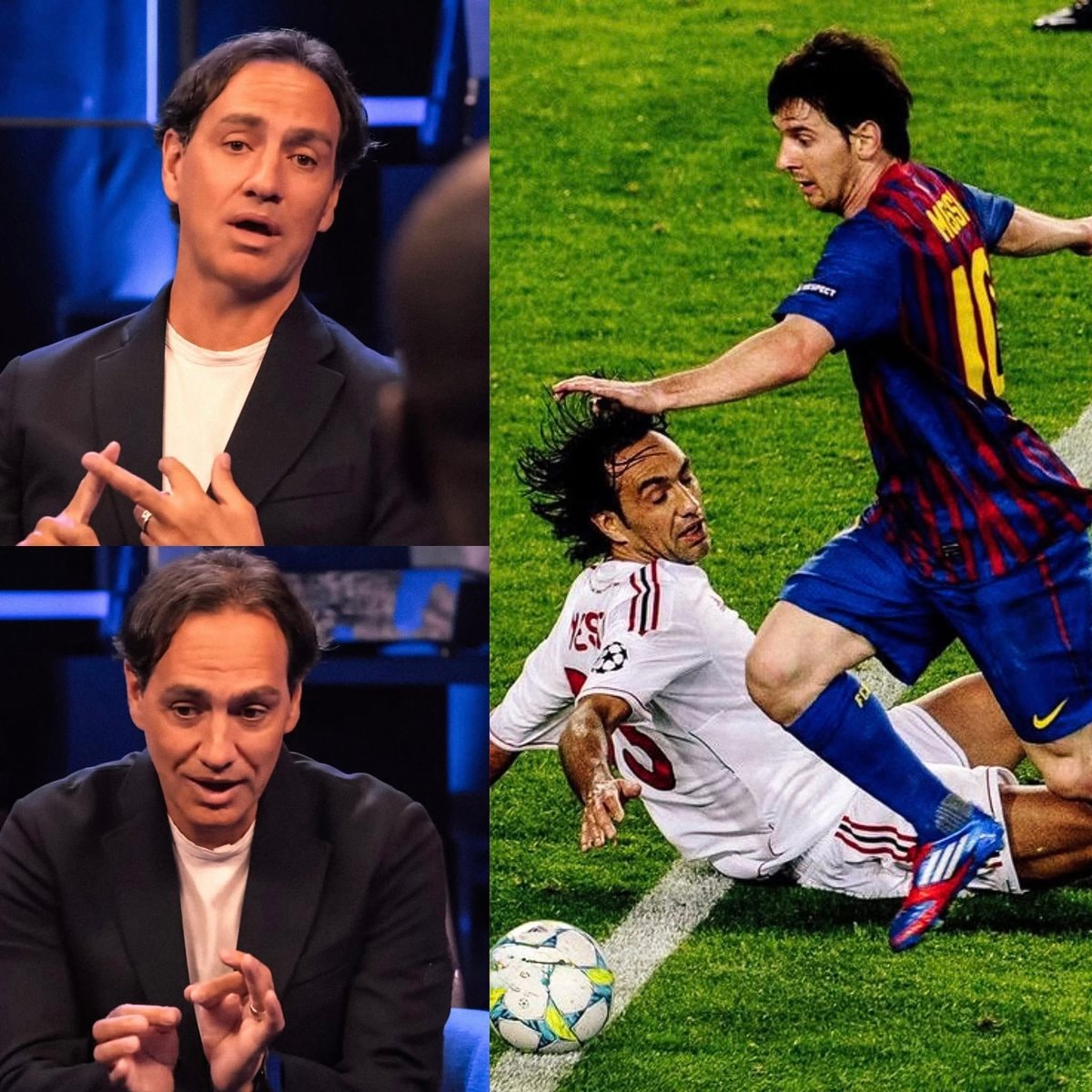 ALESSANDRO NESTA MESSI KAKA moment