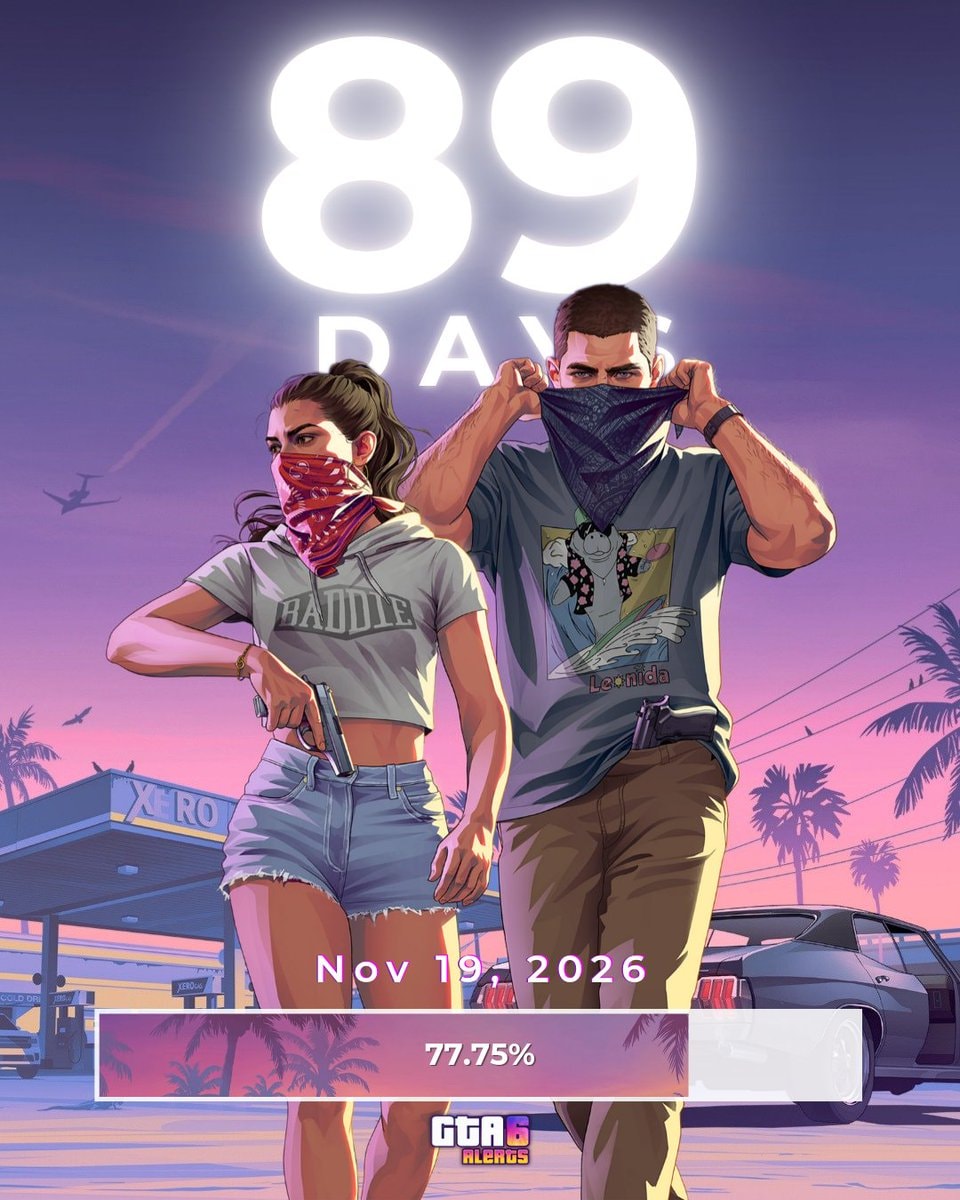 GTA 6 release countdown 89 days
