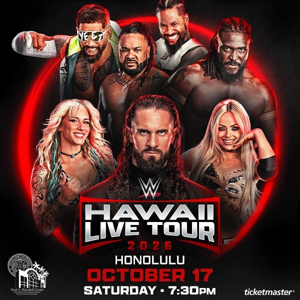 WWE Hawaii Live Tour 2026 Honolulu October 17