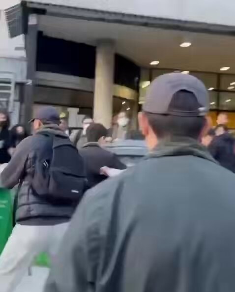 French students resist far-left rioters