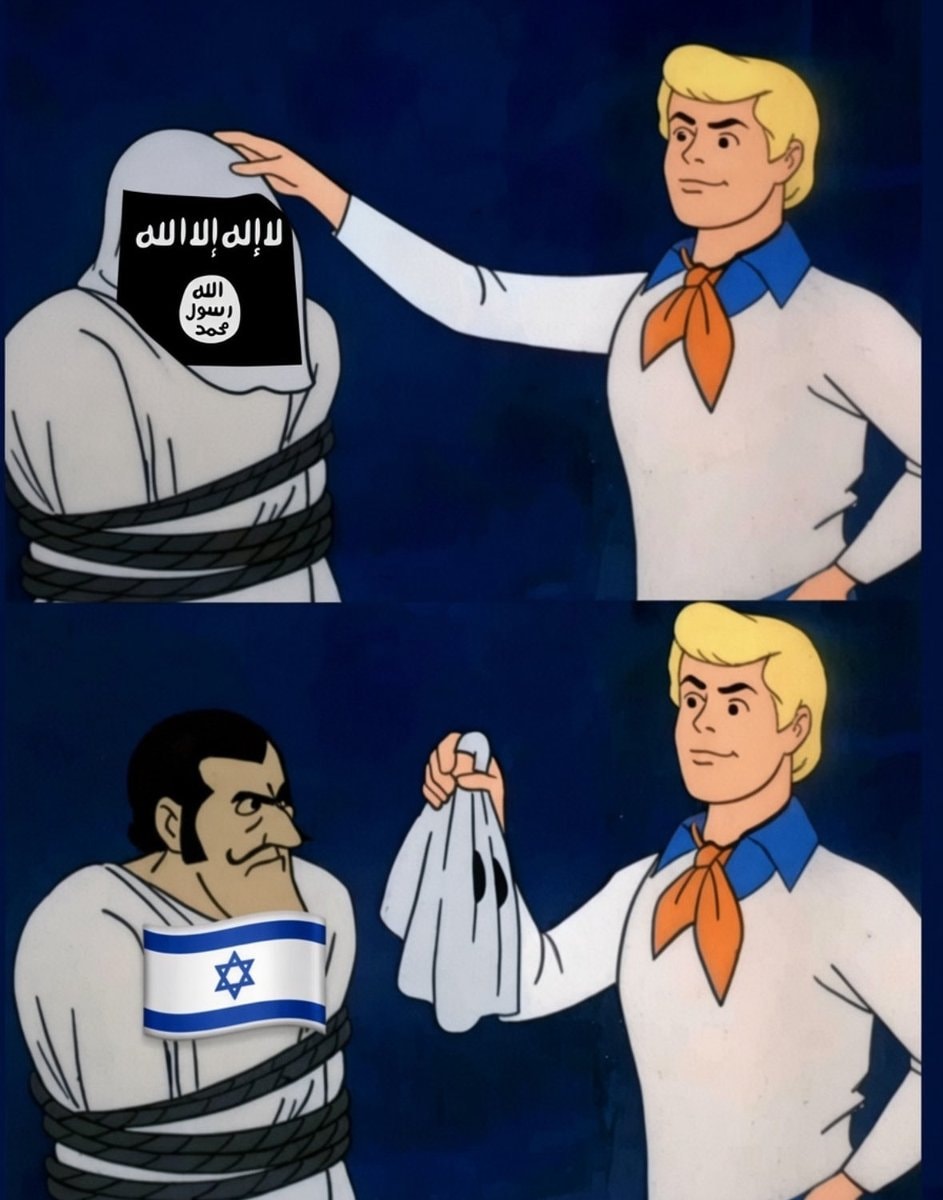ISIS Israel equivalence meme