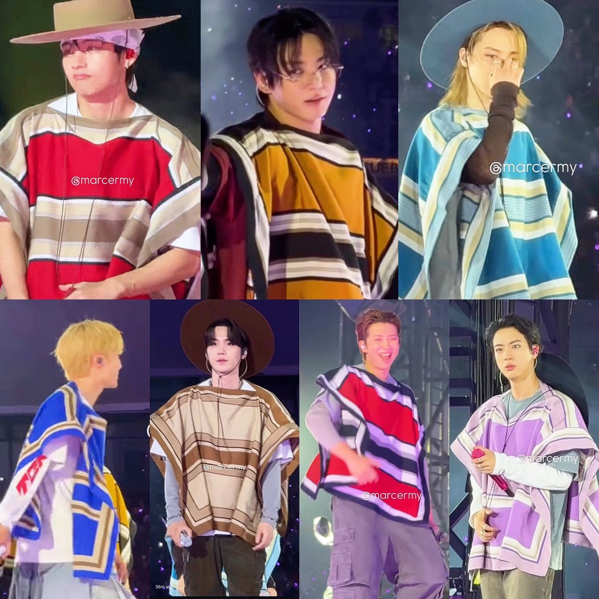 BTS in Chilean Huaso outfits