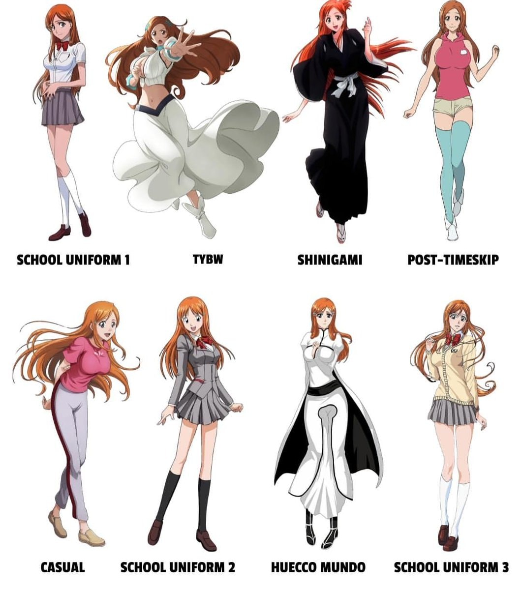 Orihime eight looks