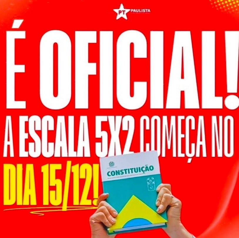 PT PAULISTA 5x2 schedule starts December 15 PT PAULISTA 5x2 schedule starts December 15