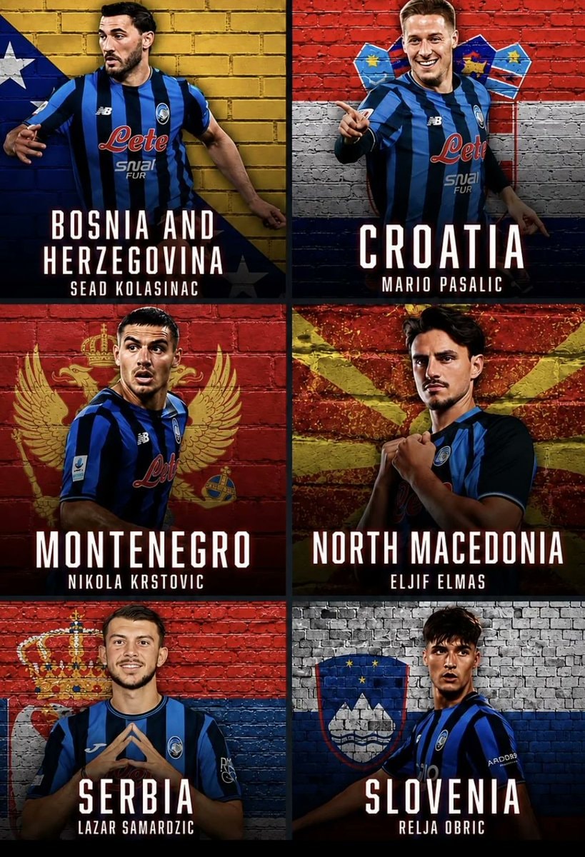 Atalanta Yugoslavia reunion players