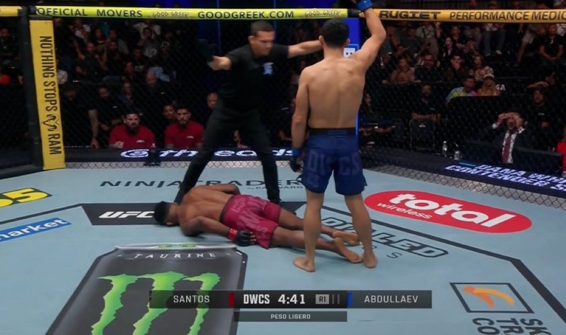 MMA fight moment