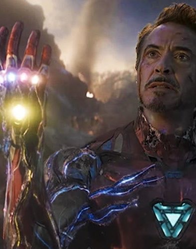 Iron Man Tony Stark damaged suit gauntlet