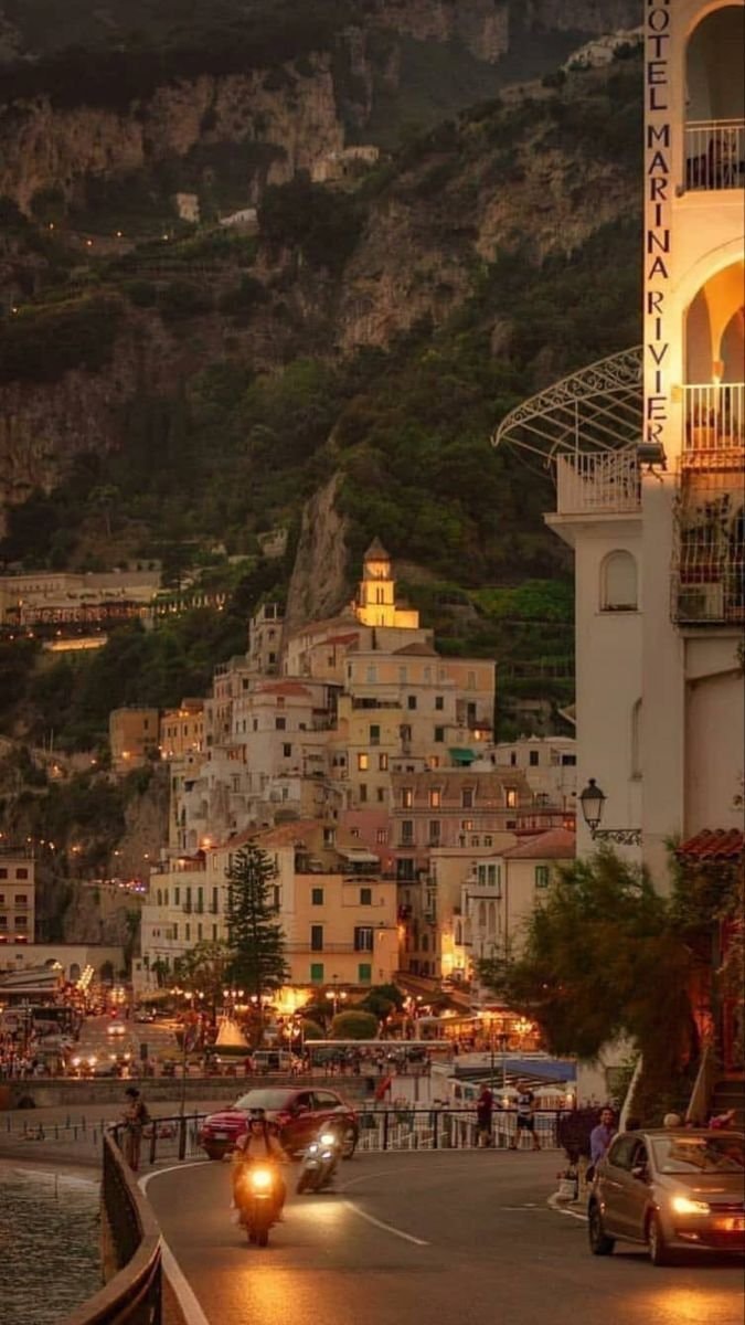 Night in Italy coastal town (photo 1 of 4) Night in Italy coastal town (photo 1 of 4)