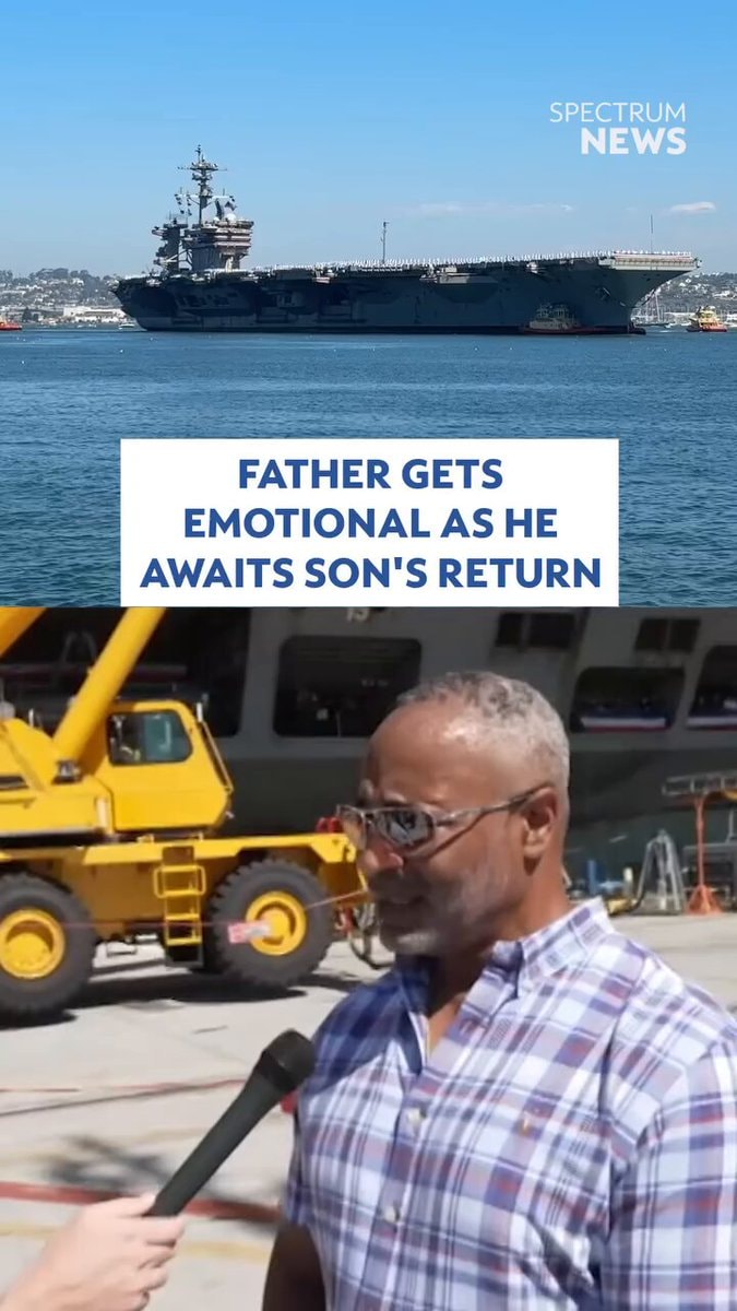 USS Lincoln sailor father reunion
