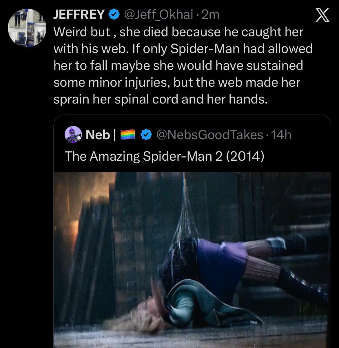 The Amazing Spider-Man 2 (2014) web scene