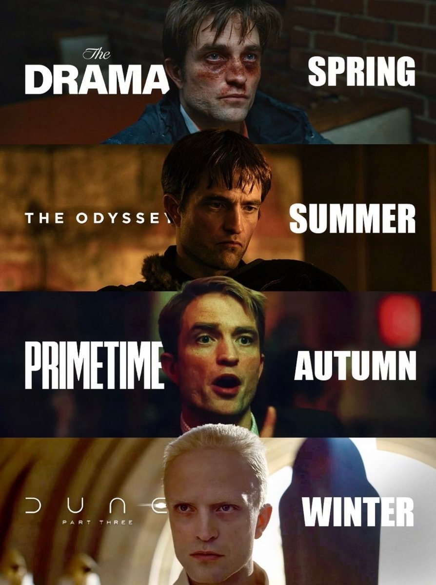 Robert Pattinson four seasons
