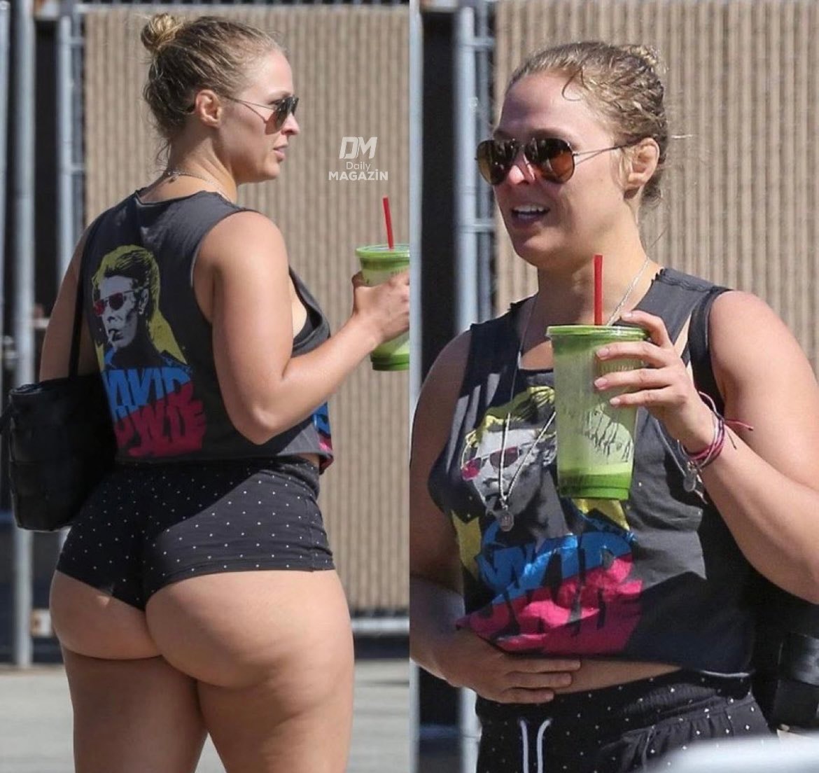 Ronda Rousey post-workout