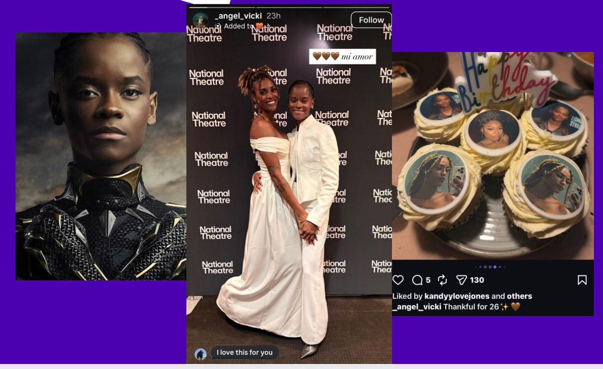 Letitia Wright introduces wife Angel Vicki Letitia Wright introduces wife Angel Vicki