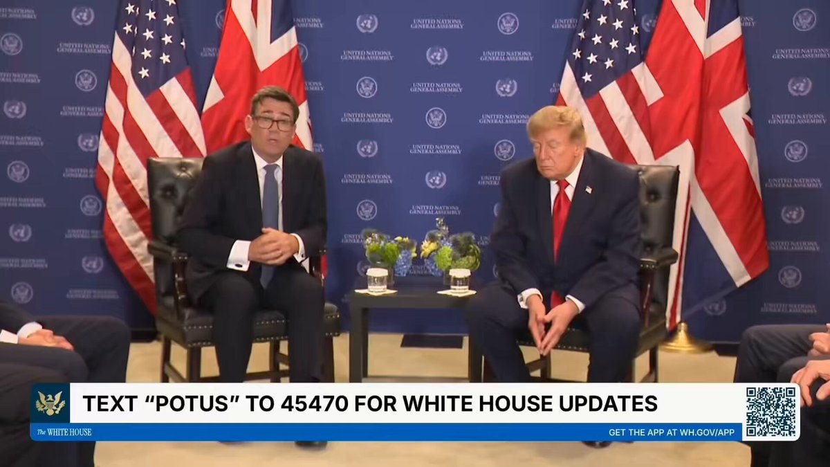 Andy Burnham meets Donald Trump