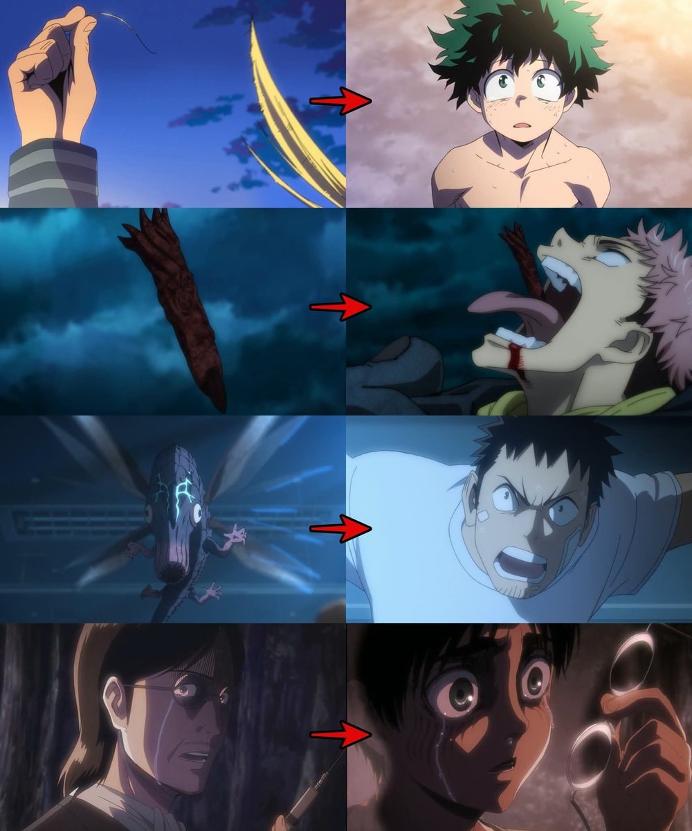 Unusual power methods in anime