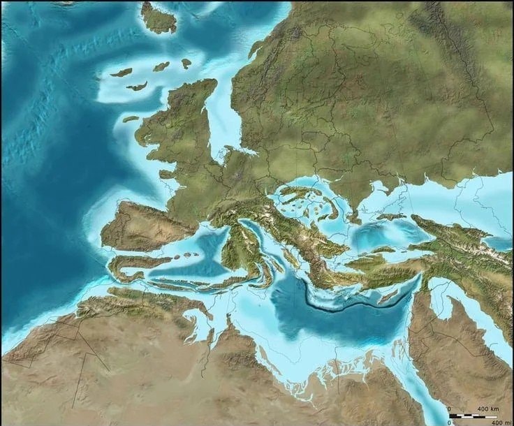 europe 13 million years ago