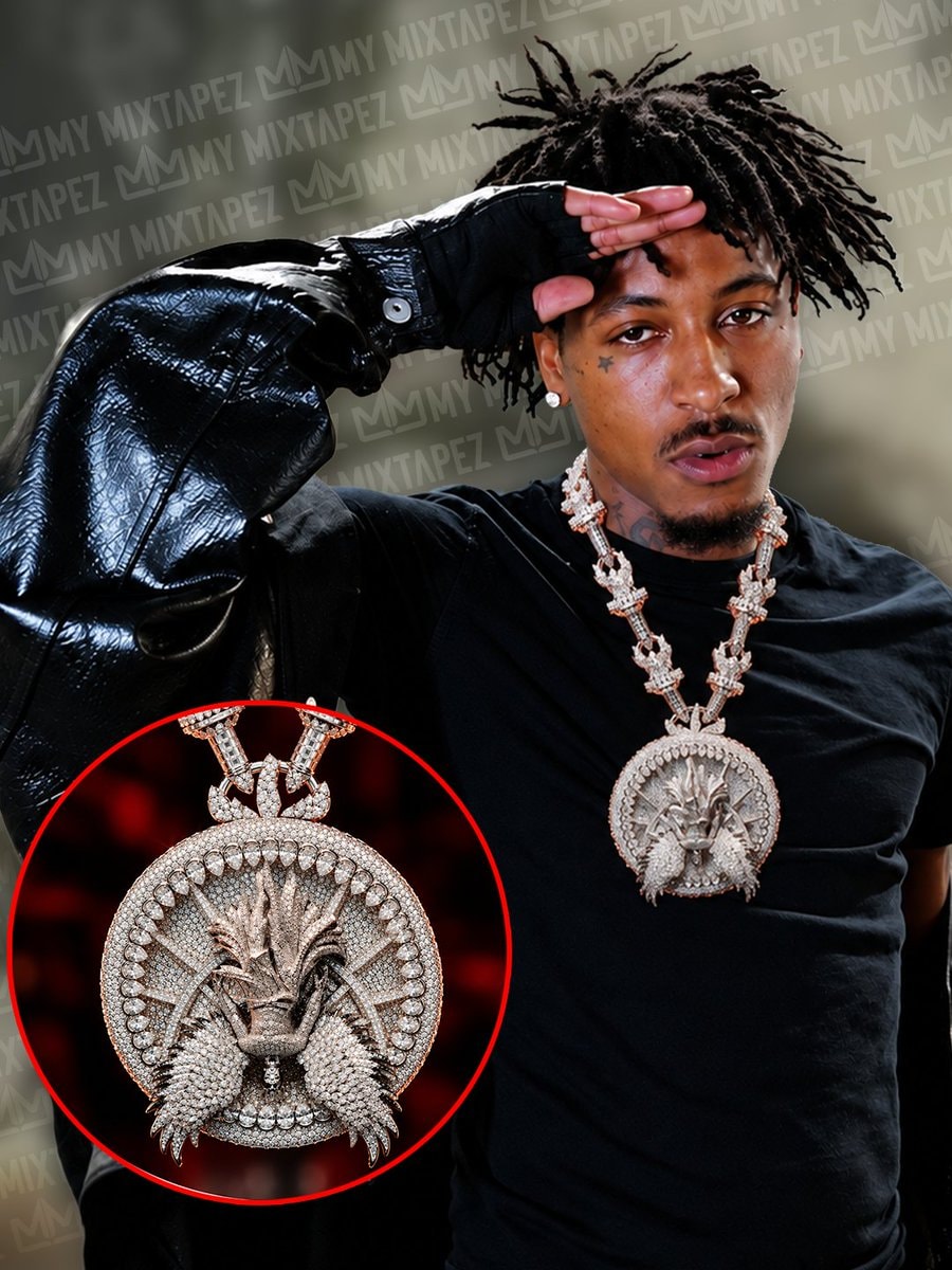 NBA YoungBoy Fallen Angel chain