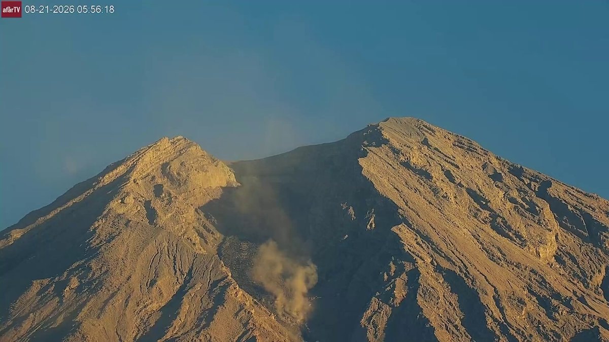 Mount Semeru eruption ash column