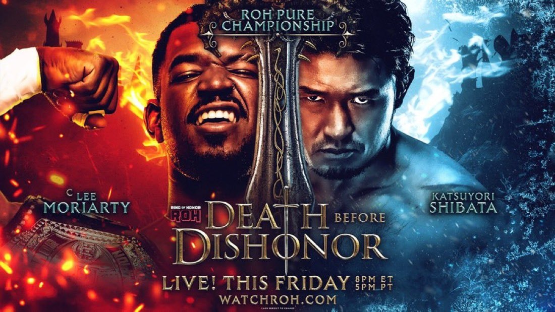 Lee Moriarty vs Katsuyori Shibata ROH Pure Championship
