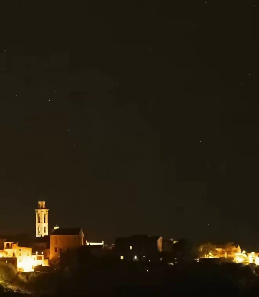 Red sprite over Montemaggiore, Corsica