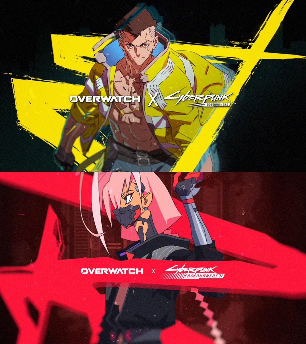 CYBERPUNK EDGERUNNERS David Talia OVERWATCH crossover