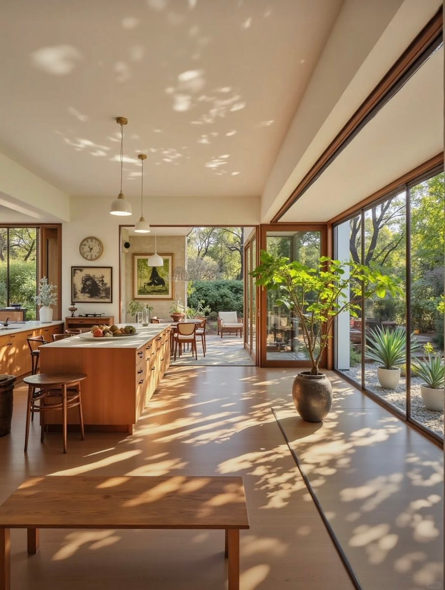 sun-drenched living room with garden view (photo 4 of 4)