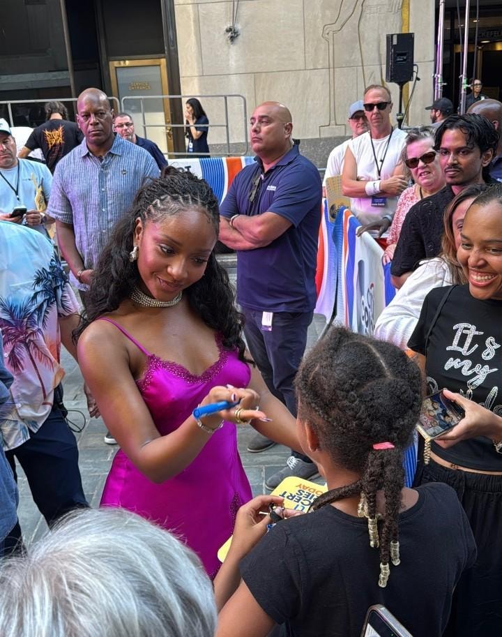 Ayra Starr Today show New York