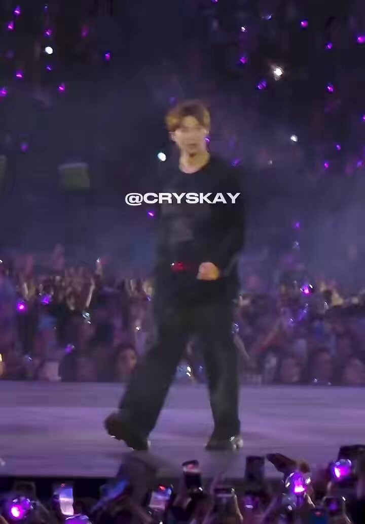 Namjoon Heartbeat stage with ARMY