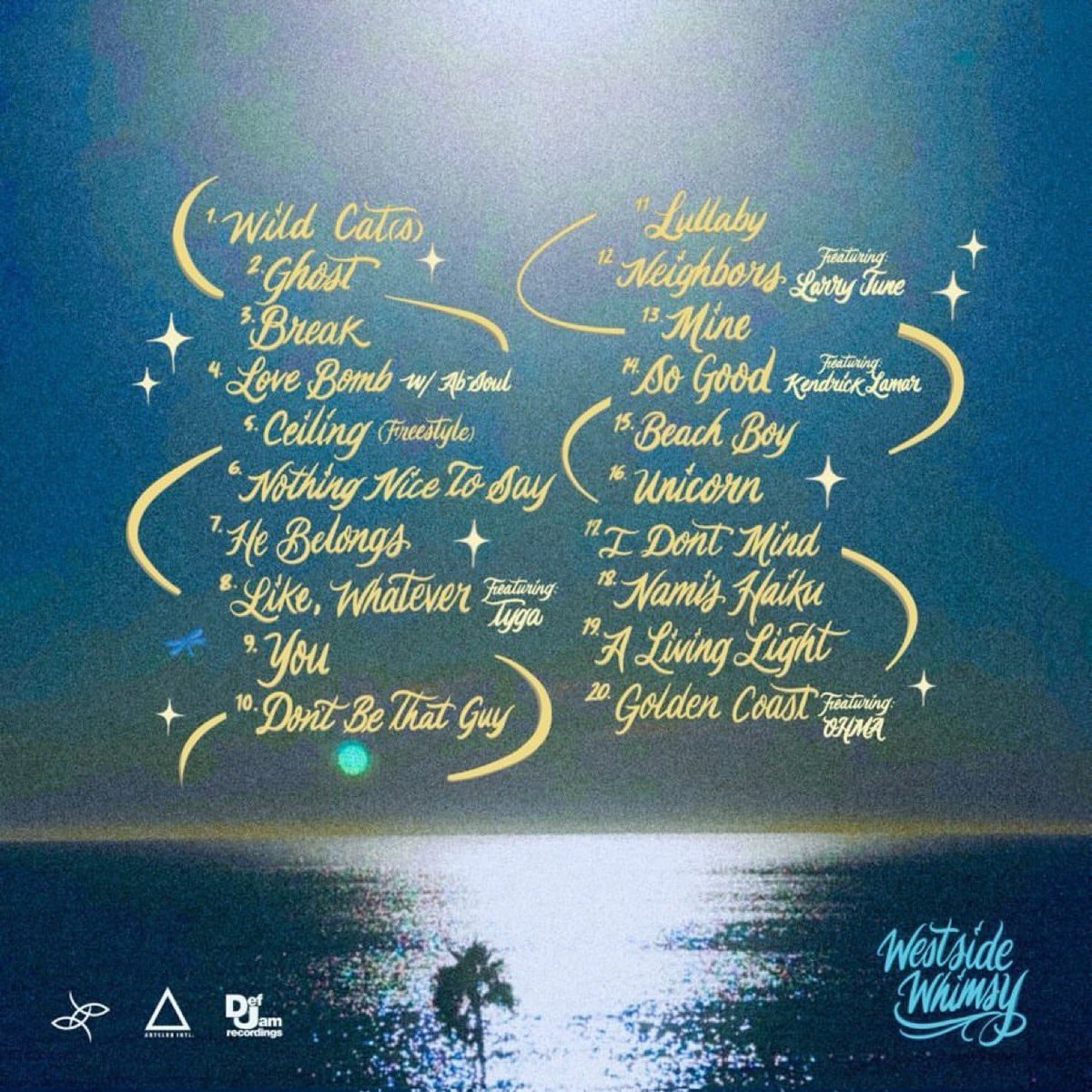 Jhene Aiko Westside Whimsy tracklist