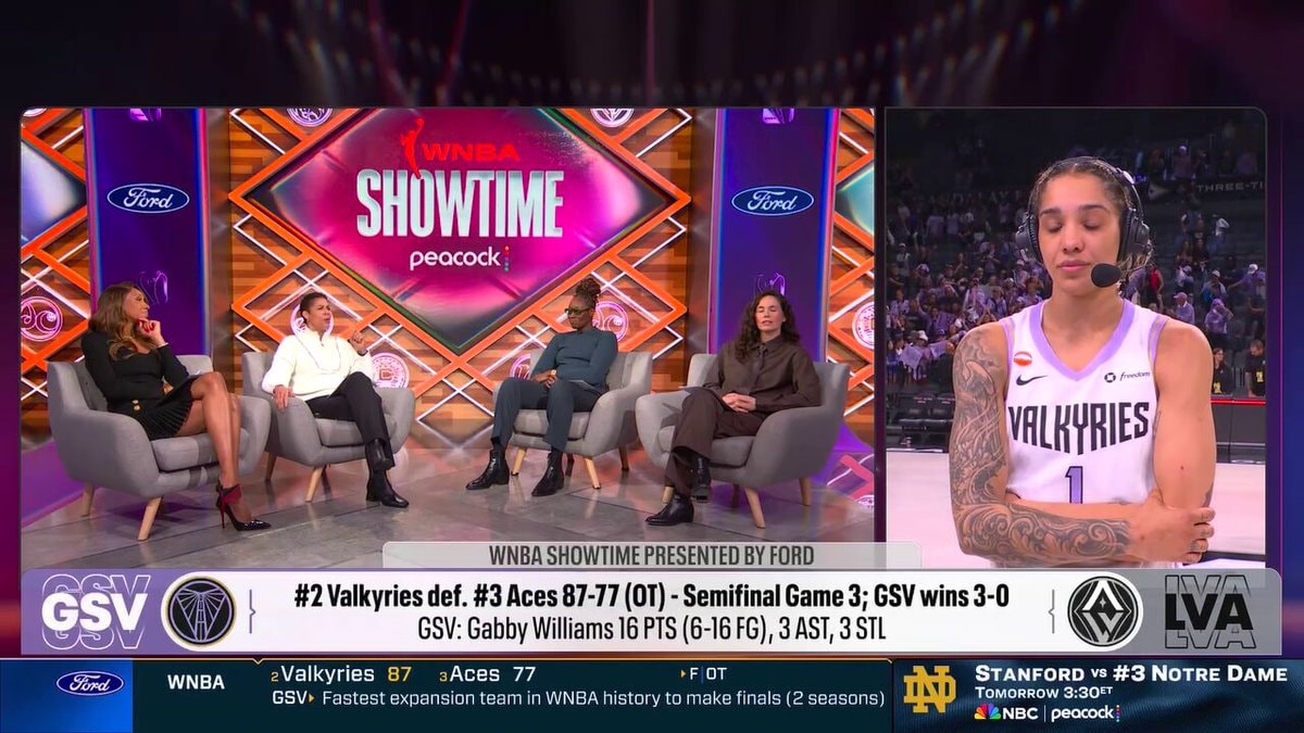 Gabby Williams on first half performance