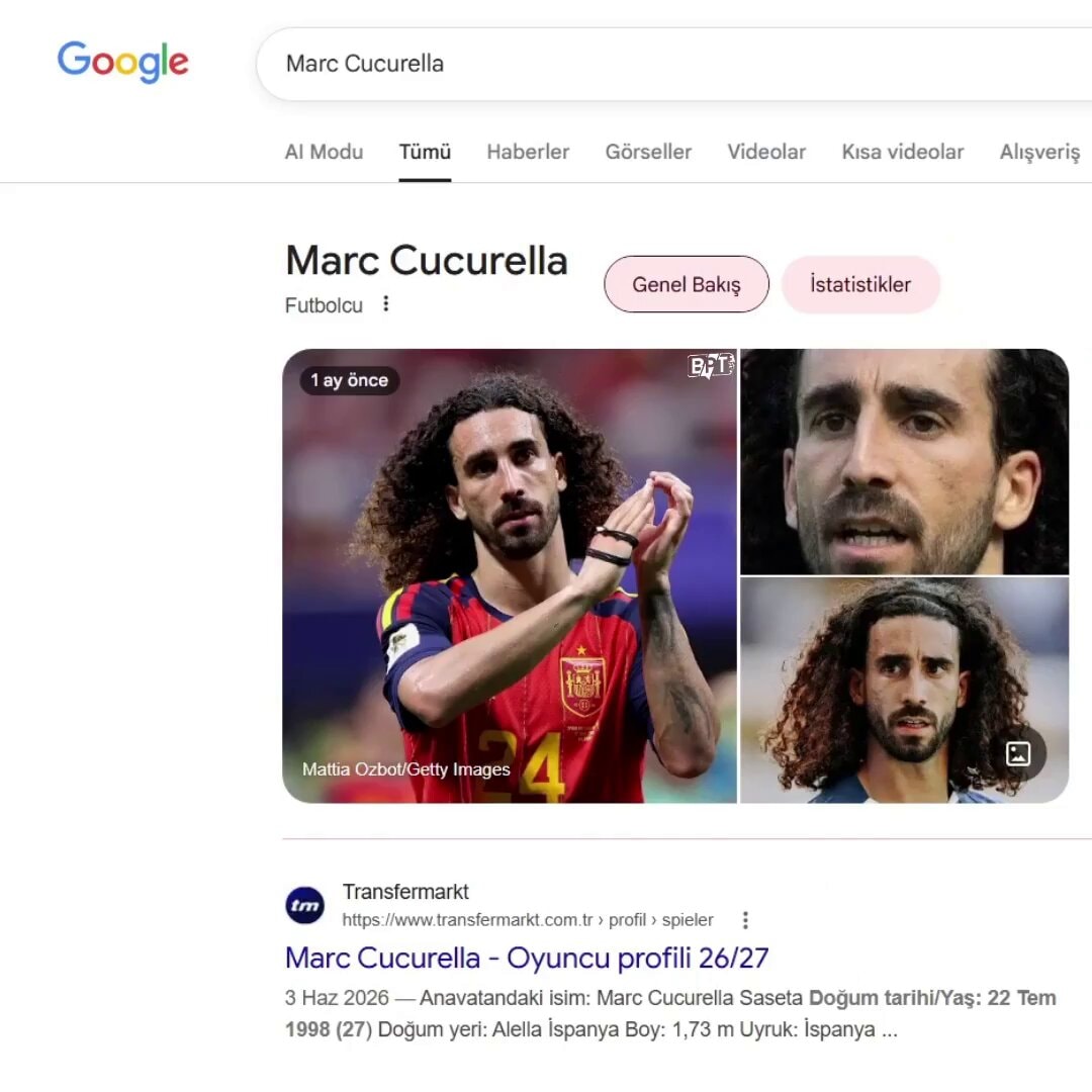 Marc Cucurella Google search