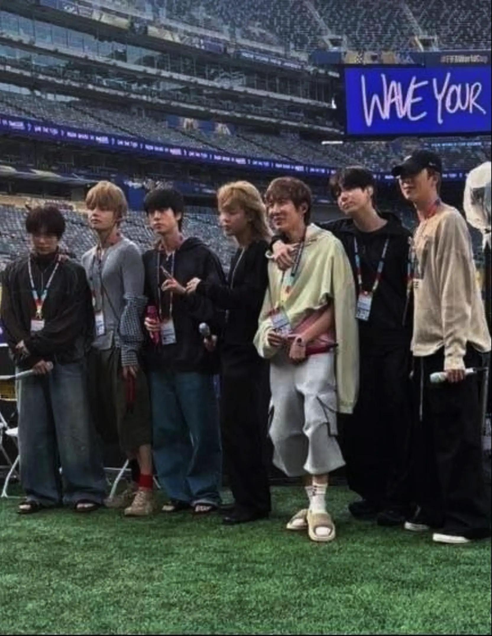 BTS at the stadium ❤️ (photo 2 of 2)