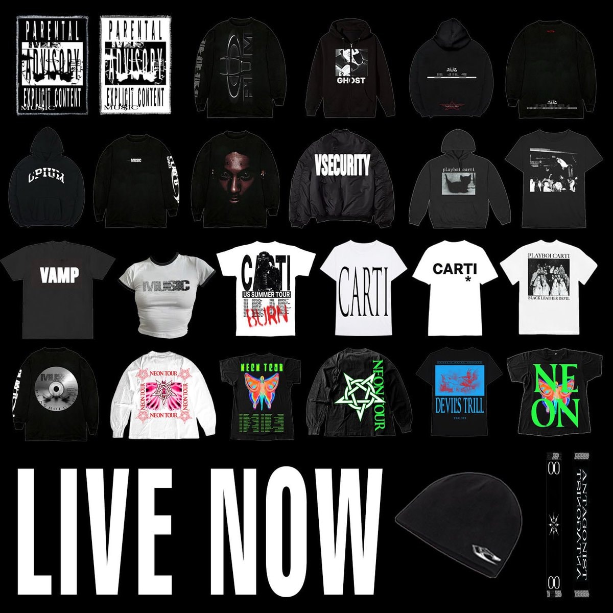 Playboi Carti old merch drop