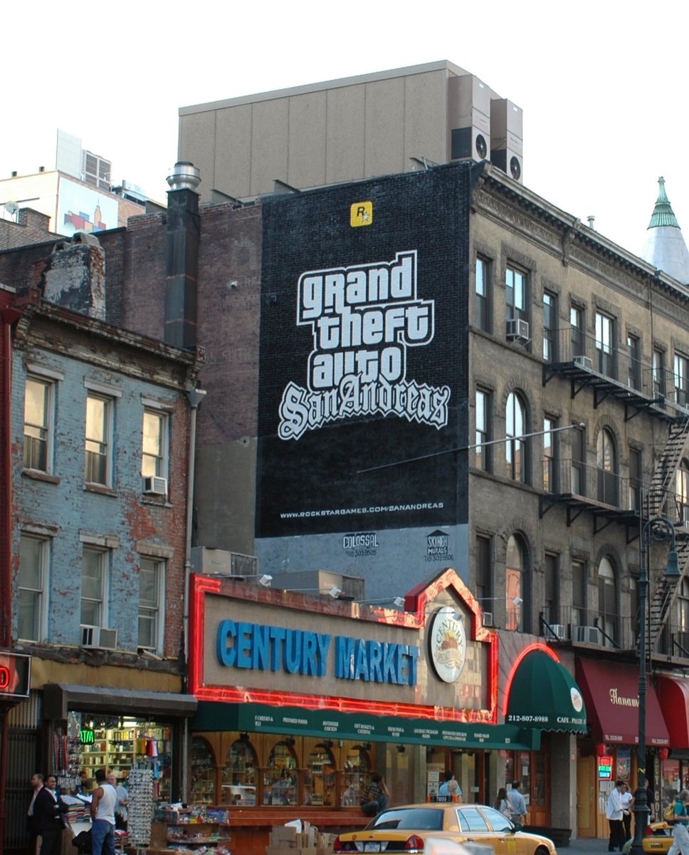 GTA 6 Colossal Media Rockstar mural (photo 2 of 2)