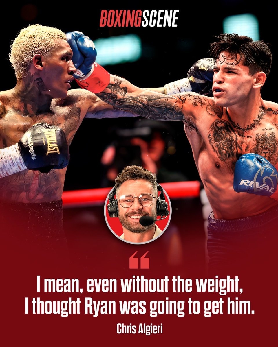 Chris Algieri picks Ryan Garcia over Conor Benn