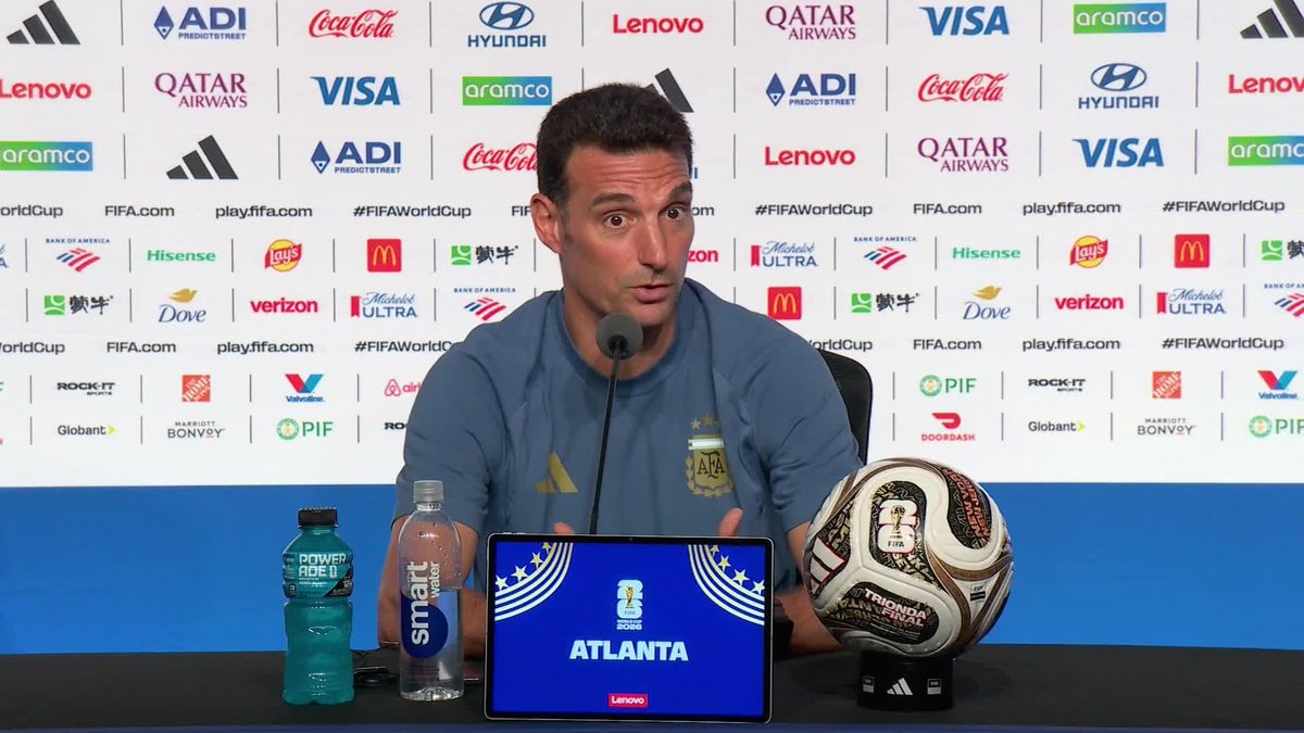 Scaloni 2026 FIFA World Cup press conference