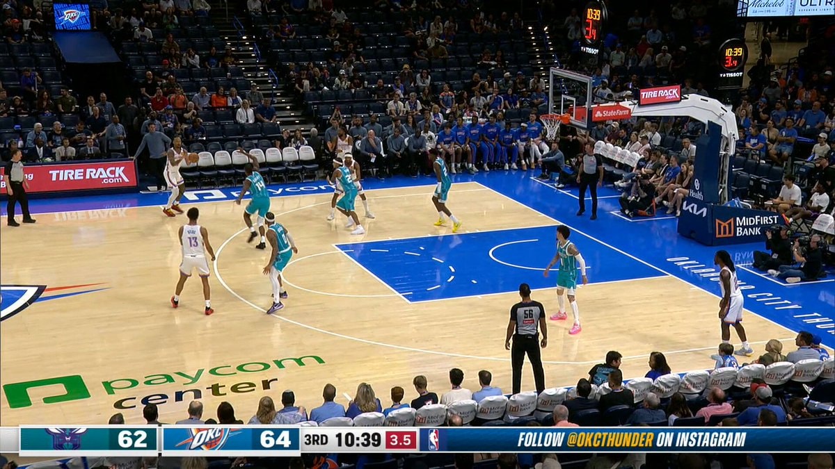 Cason Wallace behind backboard shot