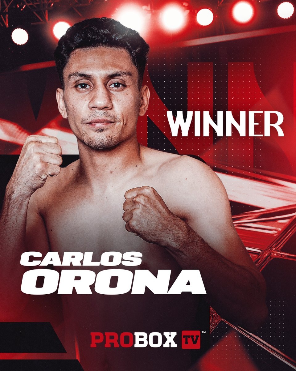 Carlos Orona TKO victory