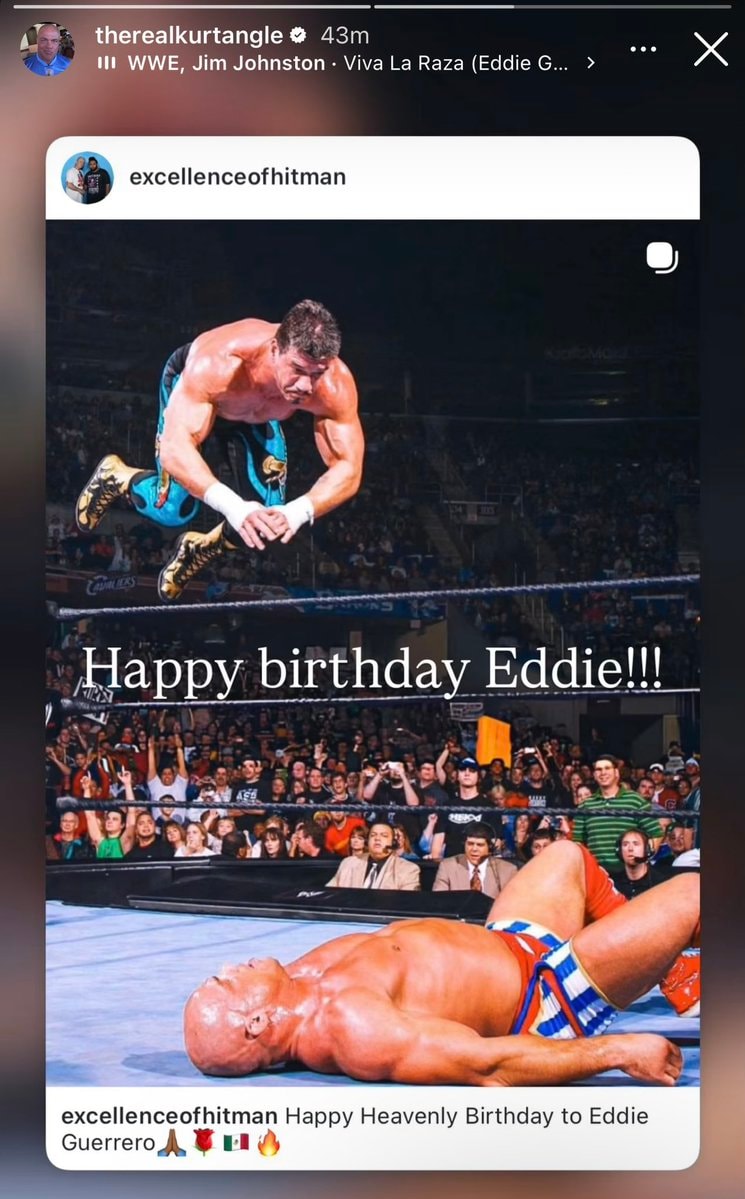 Kurt Angle Eddie Guerrero birthday Kurt Angle Eddie Guerrero birthday