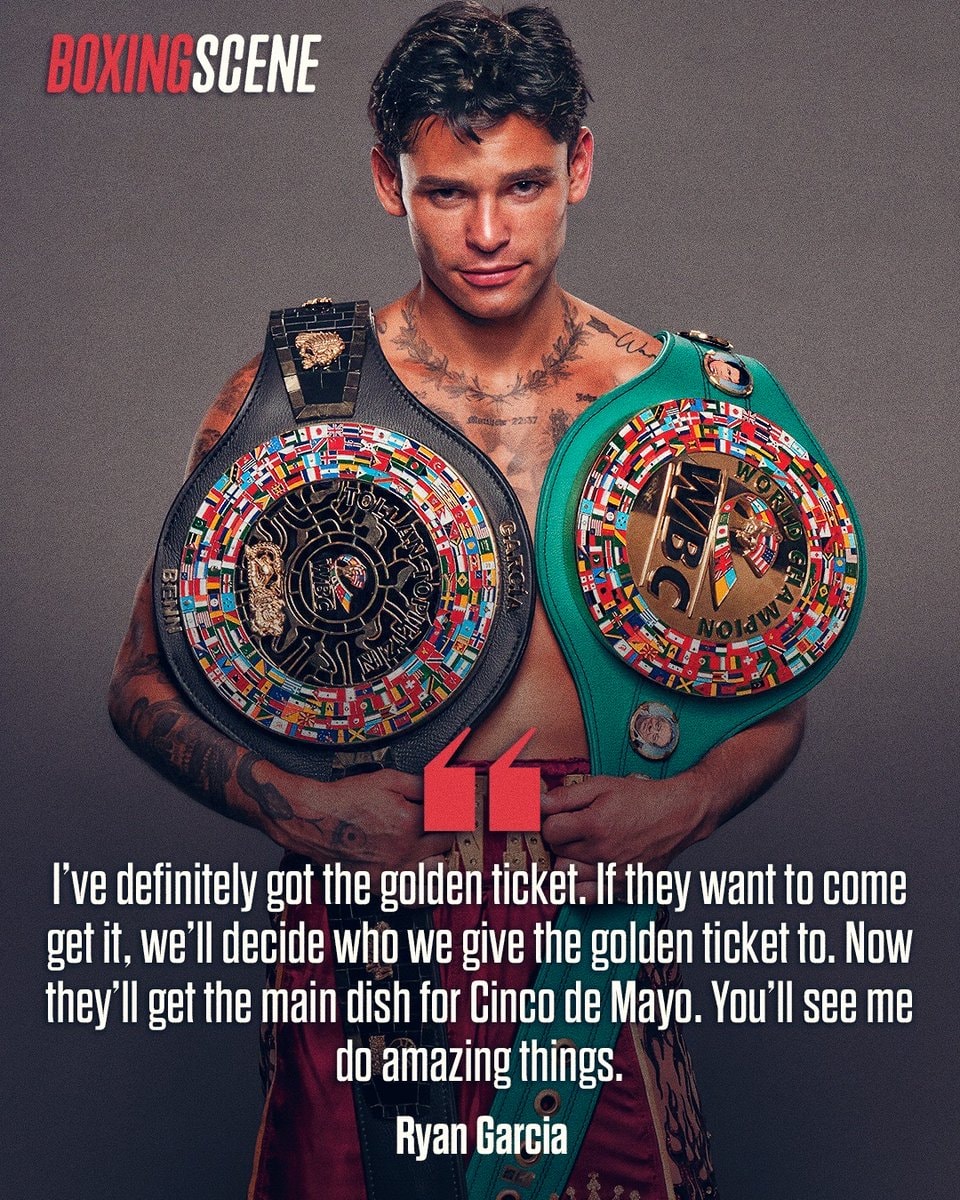 Ryan Garcia Cinco de Mayo plans