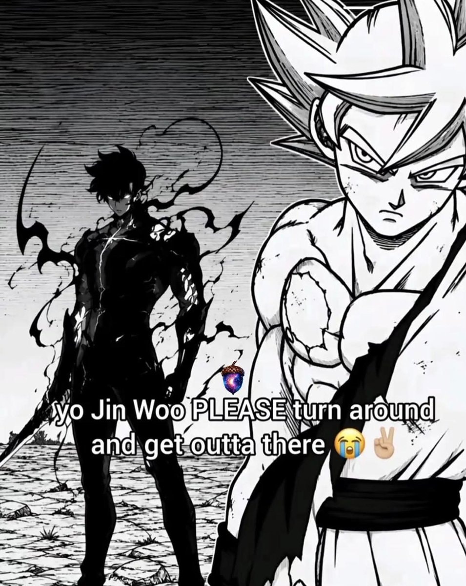 Jin Woo Solo Leveling Goku Dragon Ball Z crossover