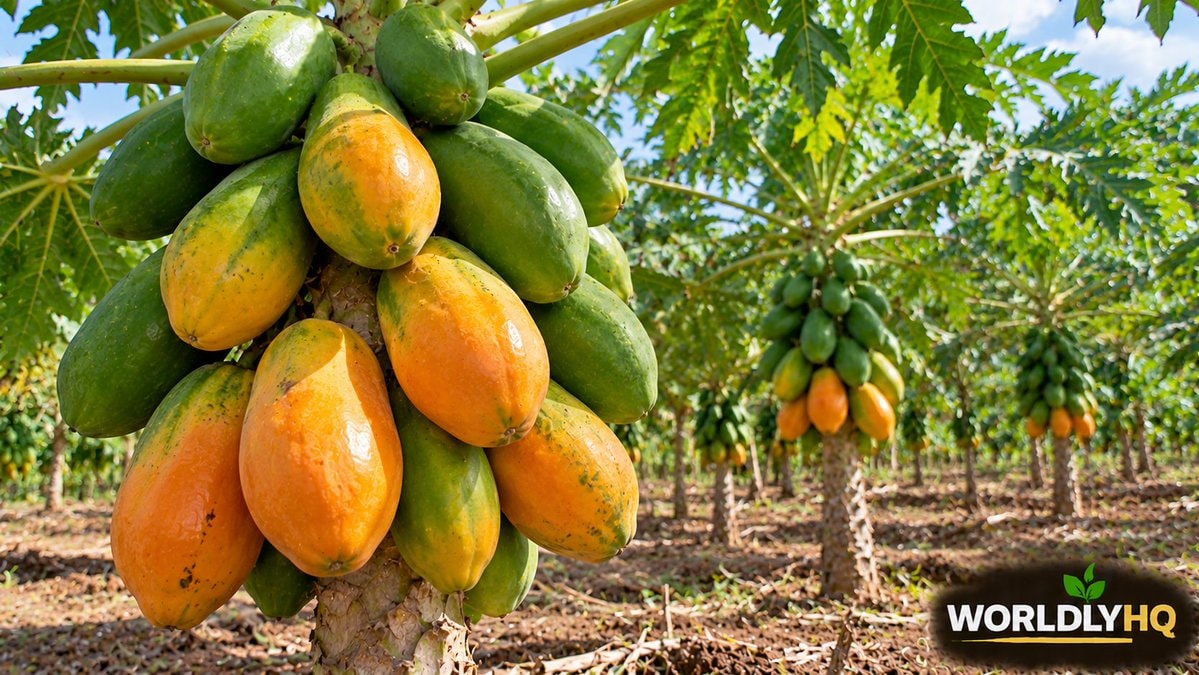 Global papaya production 2024