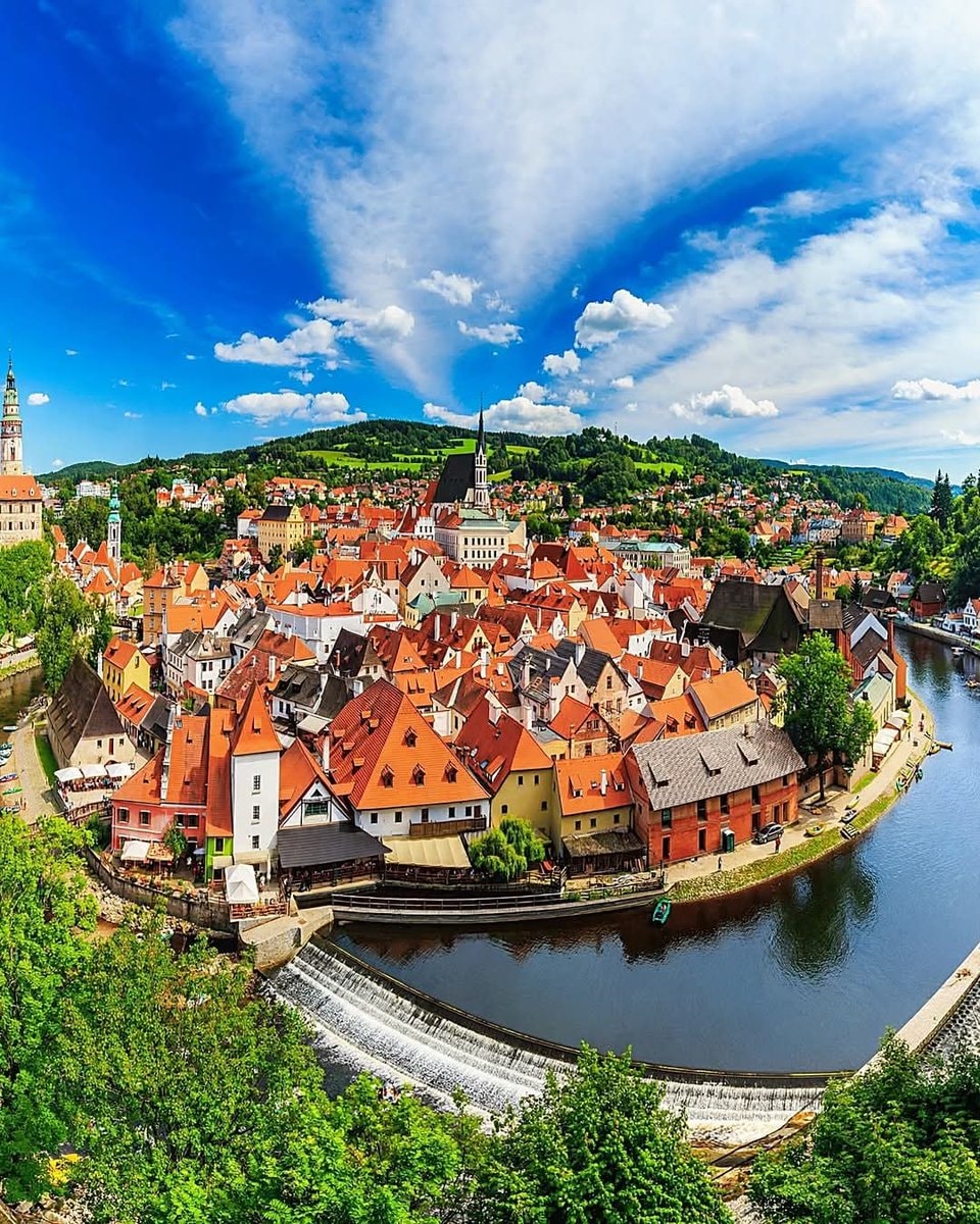 Český Krumlov Old Town Czech Republic